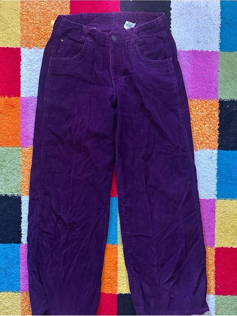 Purple Vintage Corduroy Pants